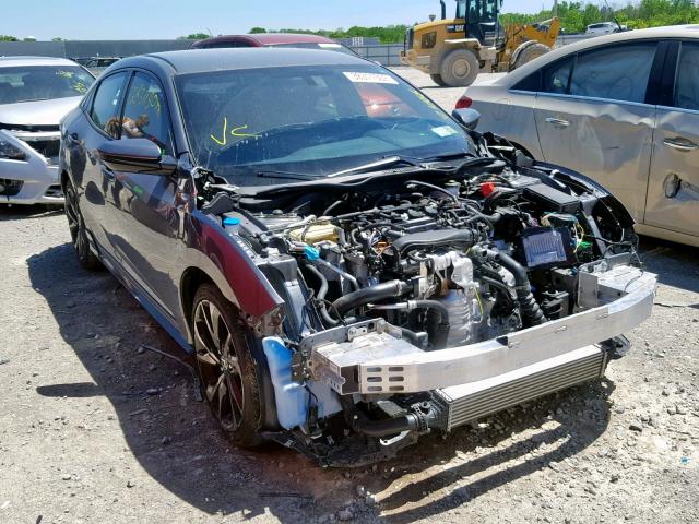 SHHFK7H44JU418244 - 2018 HONDA CIVIC SPOR GRAY photo 1