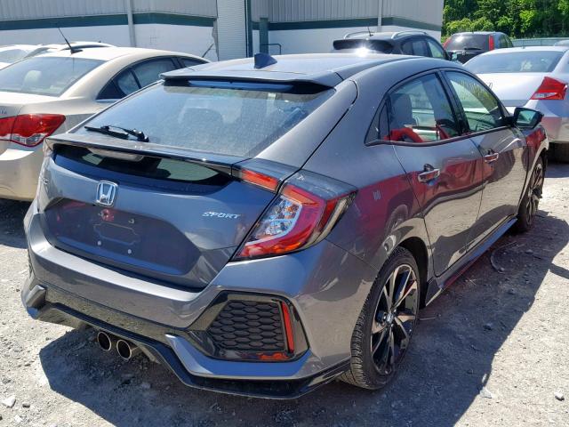 SHHFK7H44JU418244 - 2018 HONDA CIVIC SPOR GRAY photo 4