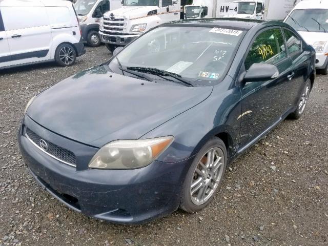 JTKDE177950004933 - 2005 TOYOTA SCION TC BLUE photo 2