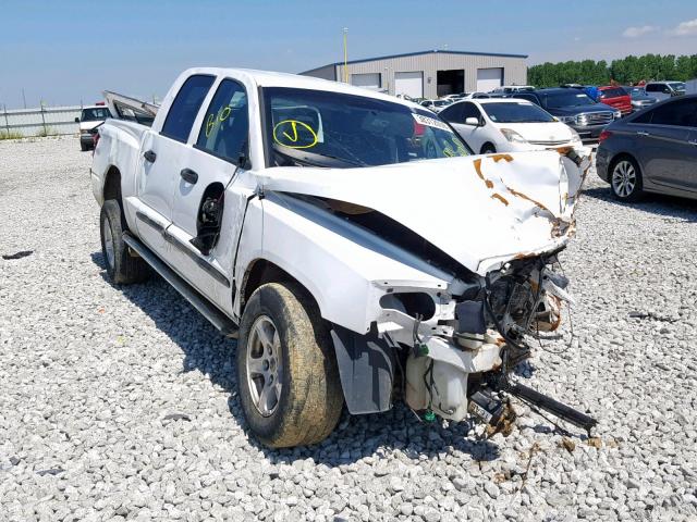 1D7HE48K95S278835 - 2005 DODGE DAKOTA QUA WHITE photo 1