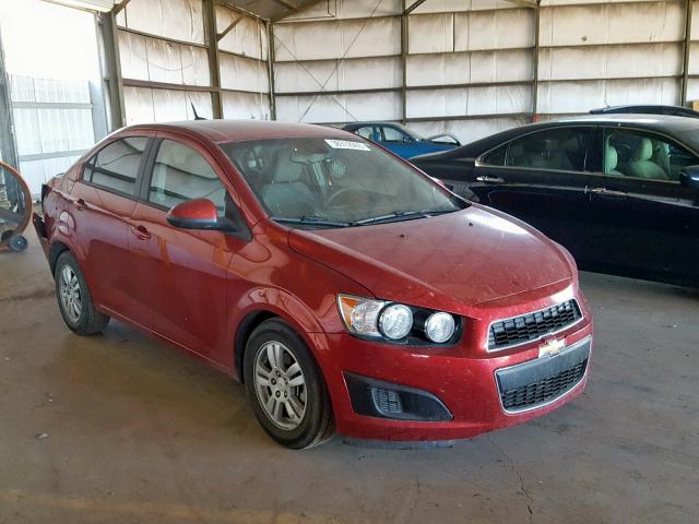 1G1JA5SH0C4124339 - 2012 CHEVROLET SONIC LS BURGUNDY photo 1
