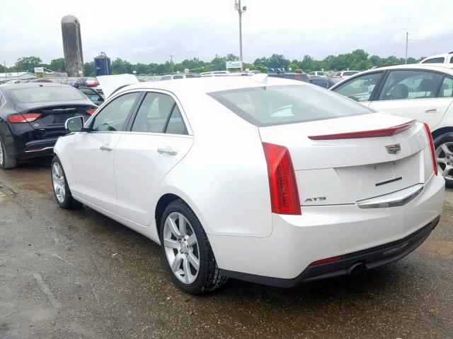 1G6AA5RAXF0132396 - 2015 CADILLAC ATS WHITE photo 3