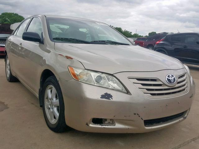 4T1BE46K57U009642 - 2007 TOYOTA CAMRY NEW GOLD photo 1