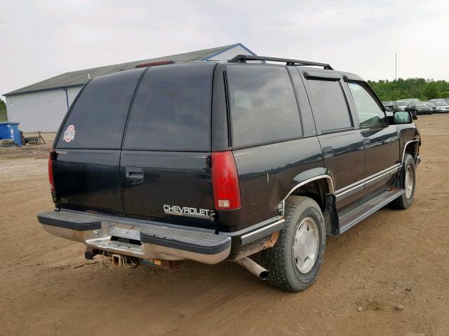 1GNEK13R4TJ340760 - 1996 CHEVROLET TAHOE BLACK photo 4