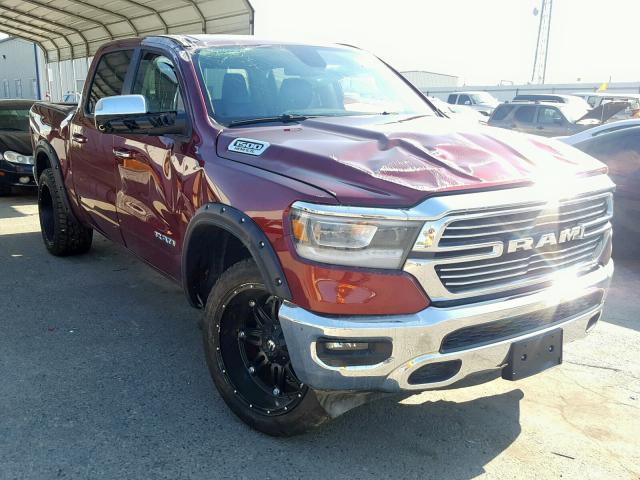 1C6SRFJT2KN539145 - 2019 RAM 1500 LARAM RED photo 1