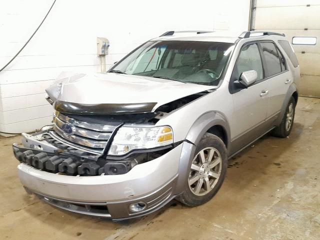 1FMDK02W18GA23766 - 2008 FORD TAURUS X S GRAY photo 2