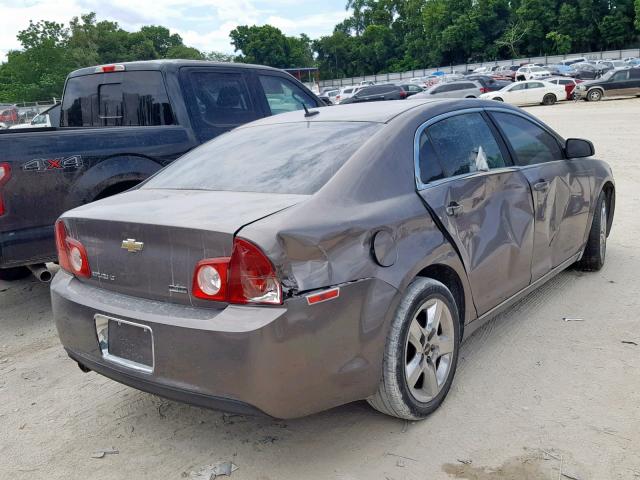 1G1ZC5E02AF222048 - 2010 CHEVROLET MALIBU 1LT GRAY photo 4
