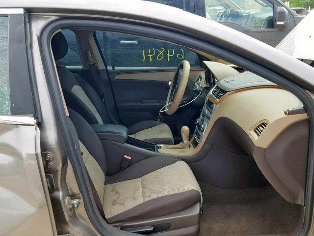 1G1ZC5E02AF222048 - 2010 CHEVROLET MALIBU 1LT GRAY photo 5