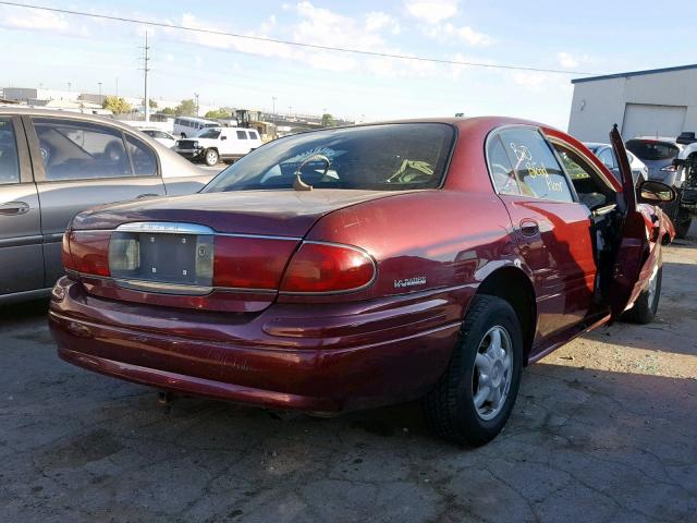 1G4HP54K714196208 - 2001 BUICK LESABRE CU MAROON photo 4