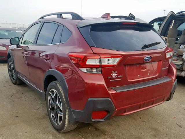 JF2GTANC1K8237780 - 2019 SUBARU CROSSTREK BURGUNDY photo 3