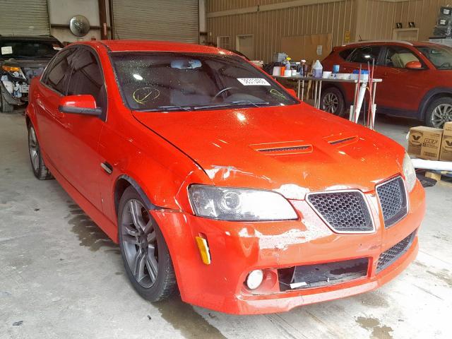 6G2ER57798L988182 - 2008 PONTIAC G8 RED photo 1