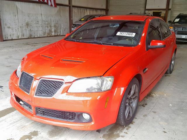 6G2ER57798L988182 - 2008 PONTIAC G8 RED photo 2