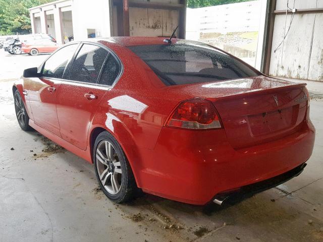 6G2ER57798L988182 - 2008 PONTIAC G8 RED photo 3