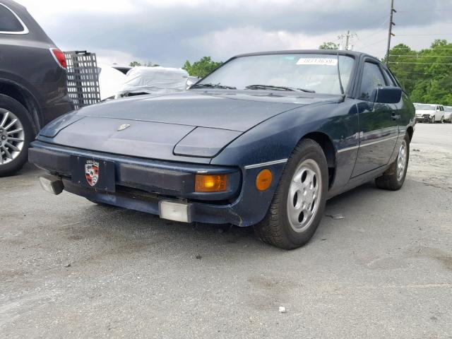 WP0AA092XJN451138 - 1988 PORSCHE 924 S BLUE photo 2