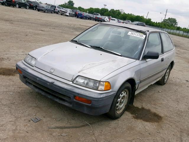 2HGED6357KH543236 - 1989 HONDA CIVIC DX SILVER photo 2