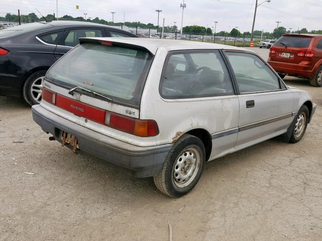 2HGED6357KH543236 - 1989 HONDA CIVIC DX SILVER photo 4