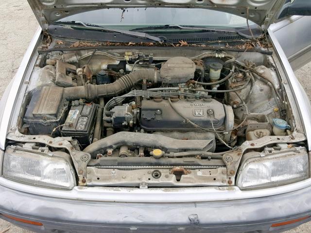 2HGED6357KH543236 - 1989 HONDA CIVIC DX SILVER photo 7