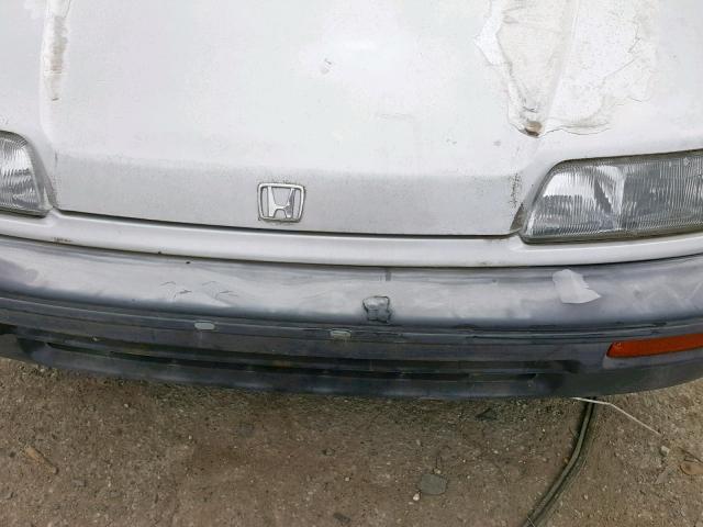 2HGED6357KH543236 - 1989 HONDA CIVIC DX SILVER photo 9