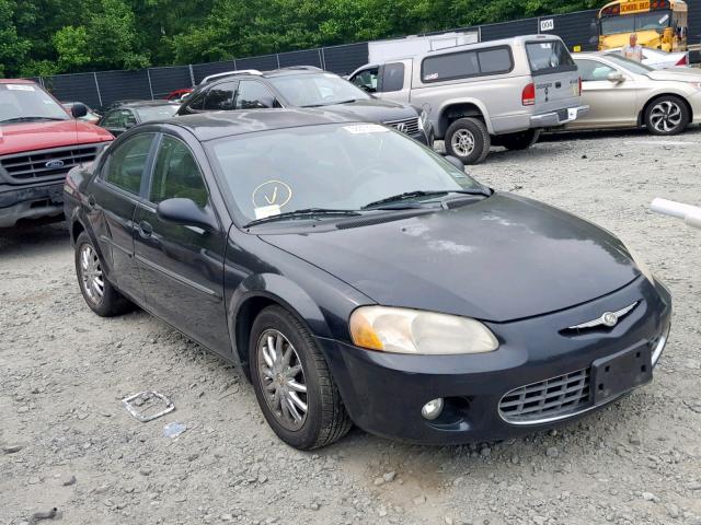 1C3EL56T73N592830 - 2003 CHRYSLER SEBRING LX BLACK photo 1