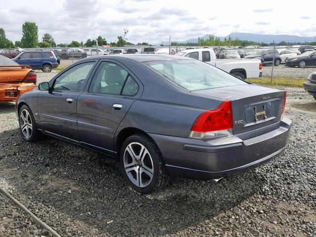 YV1RS547462553344 - 2006 VOLVO S60 T5 CHARCOAL photo 3