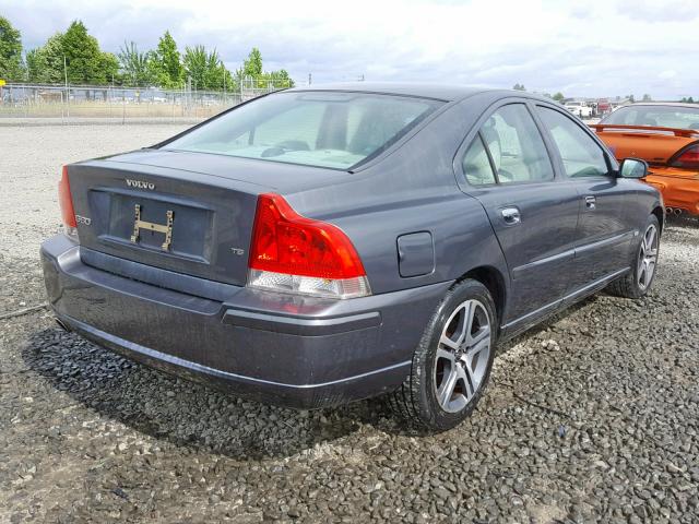 YV1RS547462553344 - 2006 VOLVO S60 T5 CHARCOAL photo 4