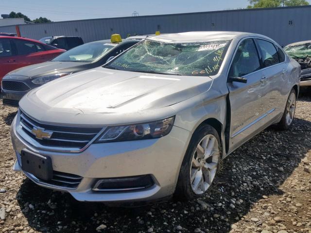 2G1165S33F9117103 - 2015 CHEVROLET IMPALA LTZ SILVER photo 2