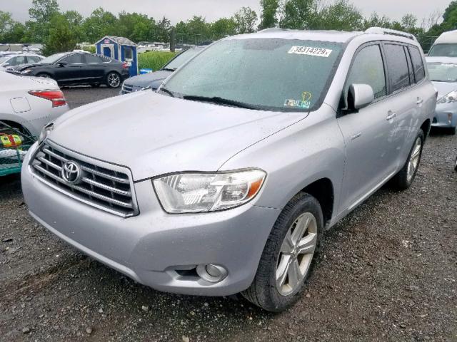 JTEDK3EH2A2162659 - 2010 TOYOTA HIGHLANDER SILVER photo 2