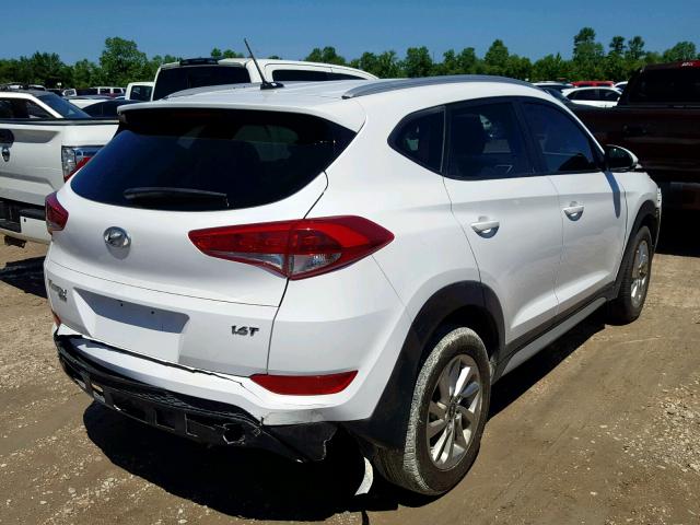 KM8J33A25HU390655 - 2017 HYUNDAI TUCSON LIM WHITE photo 4