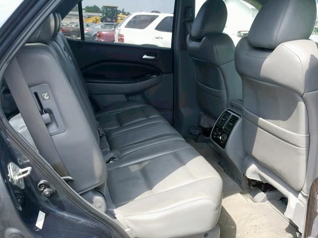 2HNYD18636H508712 - 2006 ACURA MDX TOURIN GRAY photo 6