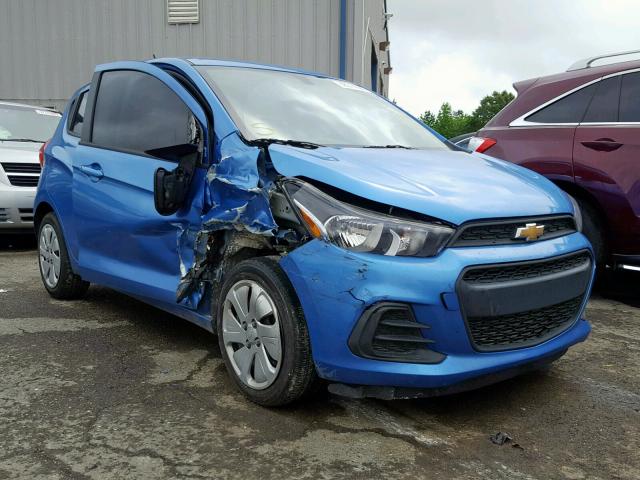 KL8CB6SA2GC566551 - 2016 CHEVROLET SPARK LS BLUE photo 1