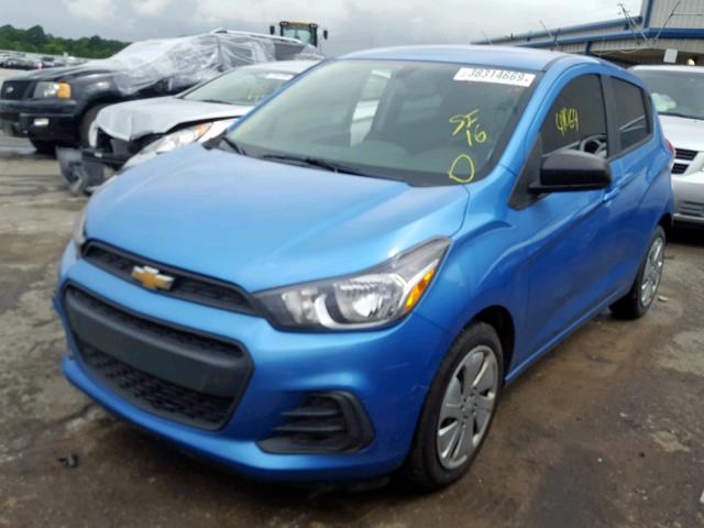 KL8CB6SA2GC566551 - 2016 CHEVROLET SPARK LS BLUE photo 2