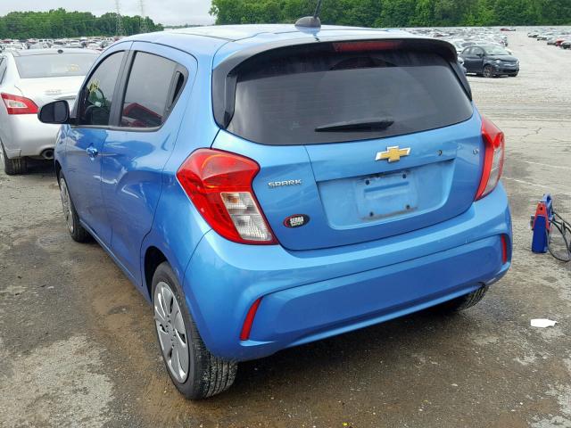 KL8CB6SA2GC566551 - 2016 CHEVROLET SPARK LS BLUE photo 3