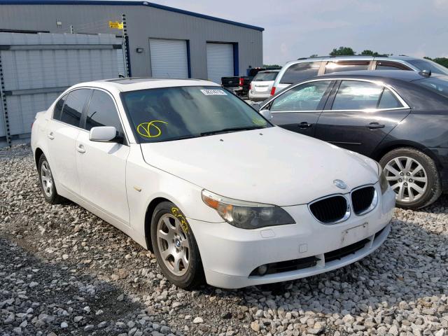 WBANA53584B850716 - 2004 BMW 525 I WHITE photo 1