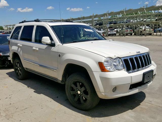 1J8HR58T69C515822 - 2009 JEEP GRAND CHER WHITE photo 1