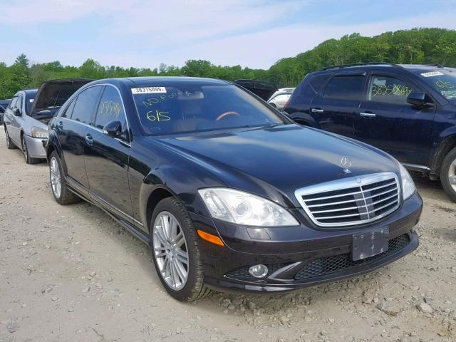 WDDNG71X98A187465 - 2008 MERCEDES-BENZ S 550 BLACK photo 1