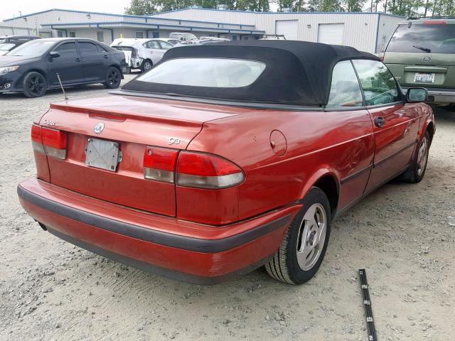 YS3DD78NXX7000175 - 1999 SAAB 9-3 S RED photo 4