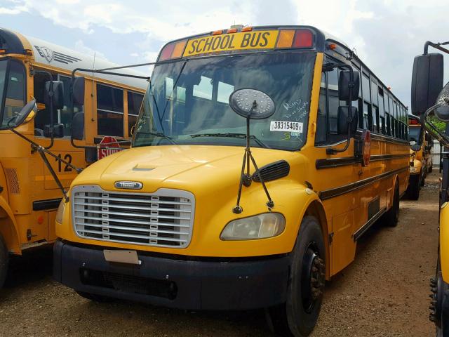 4UZABRDJ59CZ84582 - 2009 FREIGHTLINER CHASSIS B2 YELLOW photo 2