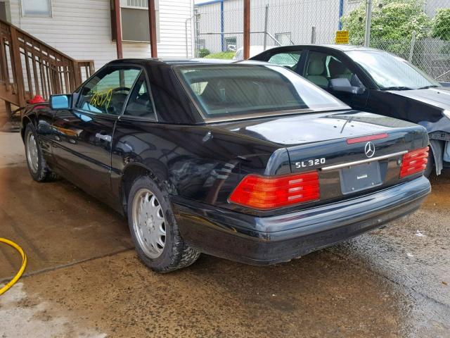 WDBFA63FXTF131611 - 1996 MERCEDES-BENZ SL 320 BLACK photo 3