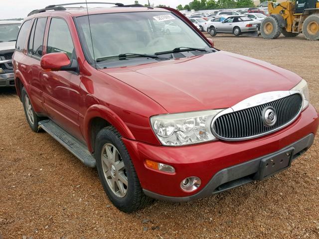 5GADT13S542264869 - 2004 BUICK RAINIER CX RED photo 1