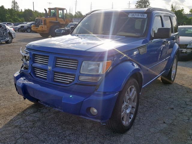 1D8GT58658W101251 - 2008 DODGE NITRO R/T BLUE photo 2