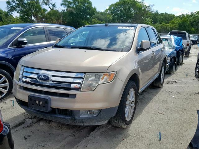 2FMDK38CX7BA87485 - 2007 FORD EDGE SEL TAN photo 2