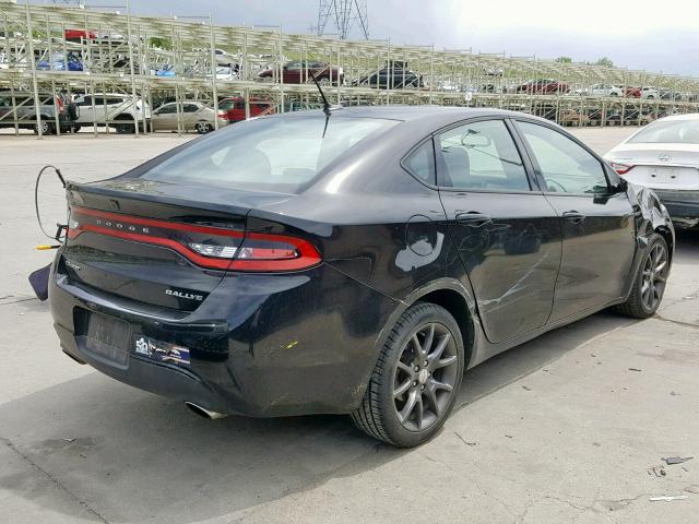 1C3CDFBB9FD406156 - 2015 DODGE DART SXT BLACK photo 4