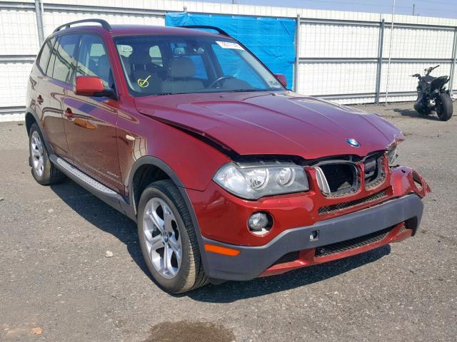 WBXPC93469WJ26014 - 2009 BMW X3 XDRIVE3 RED photo 1