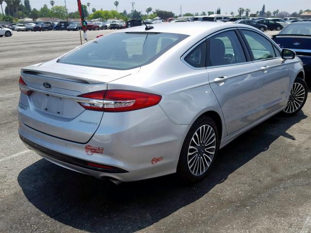 3FA6P0SU2JR110352 - 2018 FORD FUSION TIT SILVER photo 4