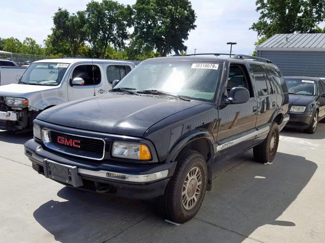 1GKDT13W0T2533655 - 1996 GMC JIMMY BLACK photo 2