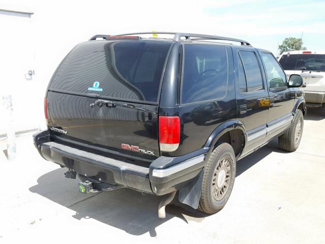 1GKDT13W0T2533655 - 1996 GMC JIMMY BLACK photo 4