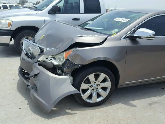 1G4GC5EG6AF216664 - 2010 BUICK LACROSSE C BROWN photo 9