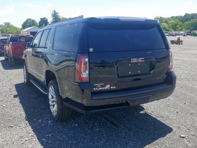 1GKS2GKCXJR265982 - 2018 GMC YUKON XL K BLACK photo 3