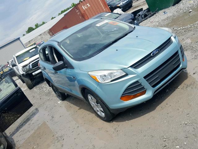 1FMCU0F7XDUA16013 - 2013 FORD ESCAPE S GREEN photo 1