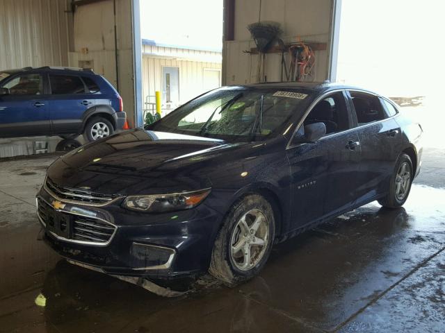 1G1ZB5ST5HF173441 - 2017 CHEVROLET MALIBU LS BLUE photo 2